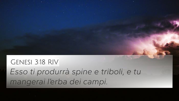 Genesi 3:18 RIV Bible Verse Image