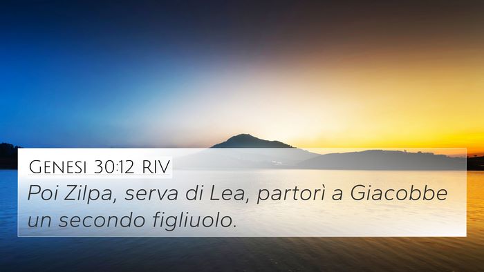 Genesi 30:12 RIV Bible Verse Image