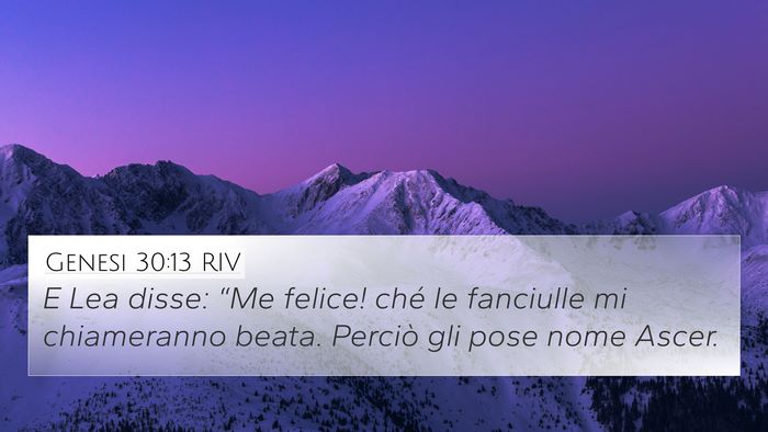 Genesi 30:13 RIV Bible Verse Image