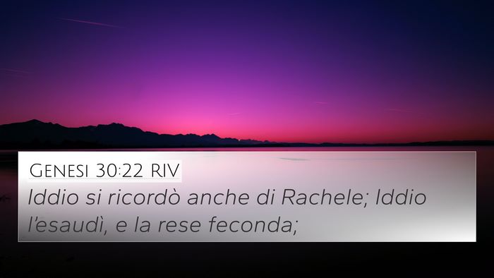 Genesi 30:22 RIV Bible Verse Image