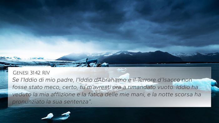 Genesi 31:42 RIV Bible Verse Image