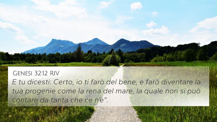 Genesi 32:12 RIV Bible Verse Image