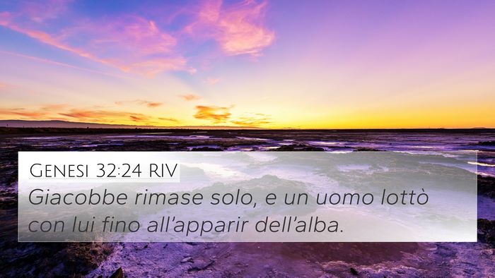 Genesi 32:24 RIV Bible Verse Image