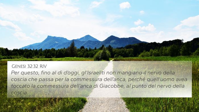 Genesi 32:32 RIV Bible Verse Image