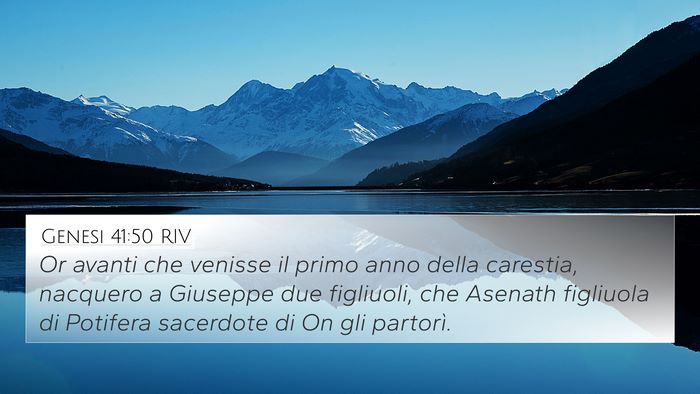 Genesi 41:50 RIV Bible Verse Image