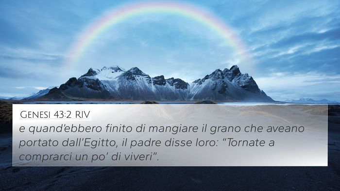 Genesi 43:2 RIV Bible Verse Image