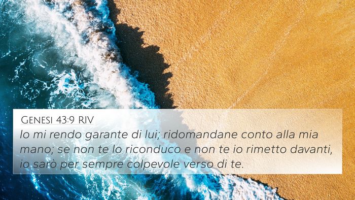 Genesi 43:9 RIV Bible Verse Image