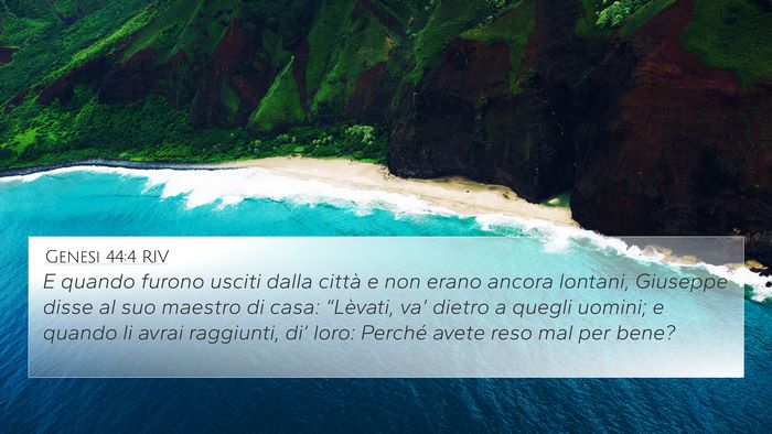 Genesi 44:4 RIV Bible Verse Image