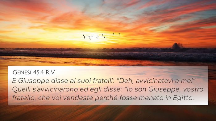 Genesi 45:4 RIV Bible Verse Image
