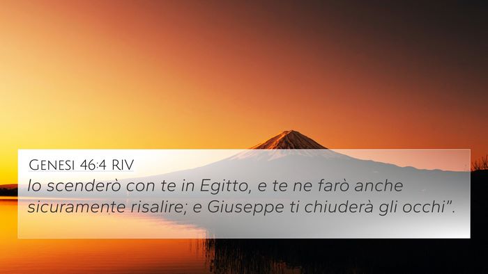 Genesi 46:4 RIV Bible Verse Image