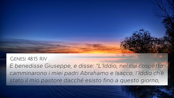 Genesi 48:15 RIV Bible Verse Image