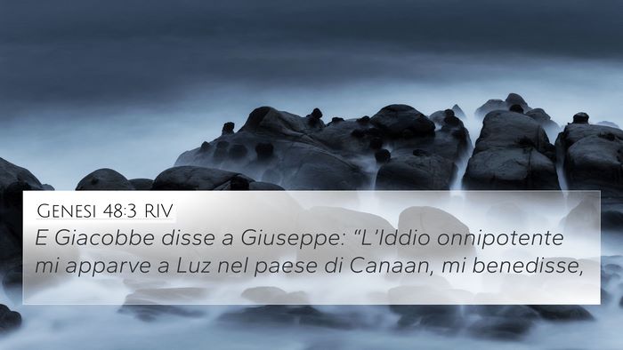 Genesi 48:3 RIV Bible Verse Image