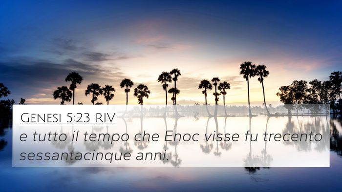 Genesi 5:23 RIV 4K Wallpaper - e tutto il tempo che Enoc visse fu trecento - 4K Wallpaper Bible Verse