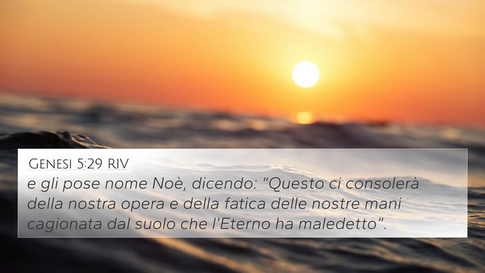 Genesi 5:29 RIV Bible Verse Image