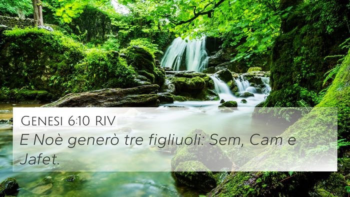 Genesi 6:10 RIV Bible Verse Image