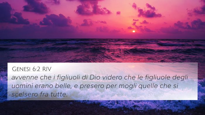 Genesi 6:2 RIV Bible Verse Image