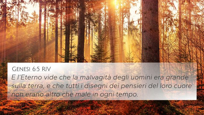 Genesi 6:5 RIV Bible Verse Image