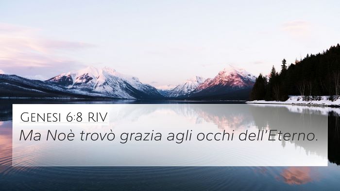 Genesi 6:8 RIV Bible Verse Image