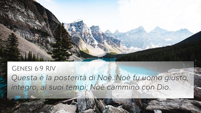 Genesi 6:9 RIV Bible Verse Image
