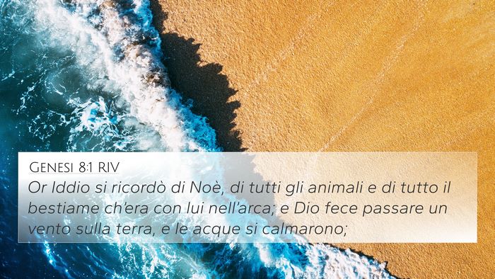 Genesi 8:1 RIV Bible Verse Image