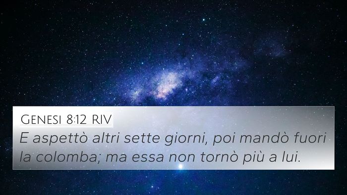 Genesi 8:12 RIV Bible Verse Image
