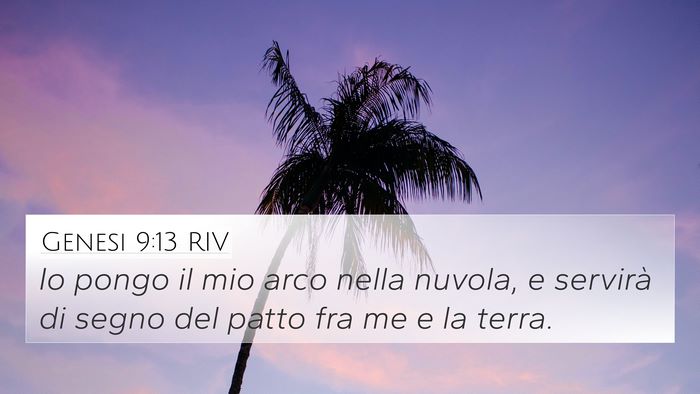 Genesi 9:13 RIV Bible Verse Image