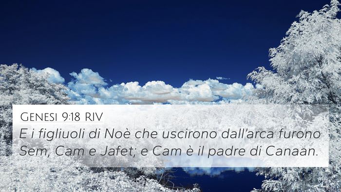 Genesi 9:18 RIV Bible Verse Image