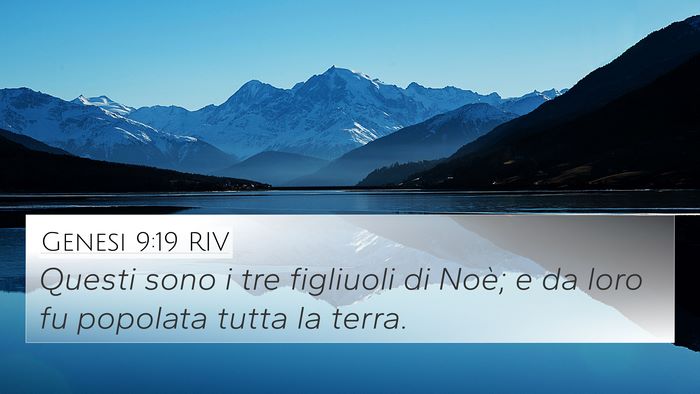 Genesi 9:19 RIV Bible Verse Image