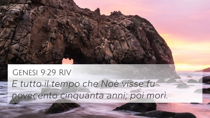 Genesi 9:29 RIV Bible Verse Image