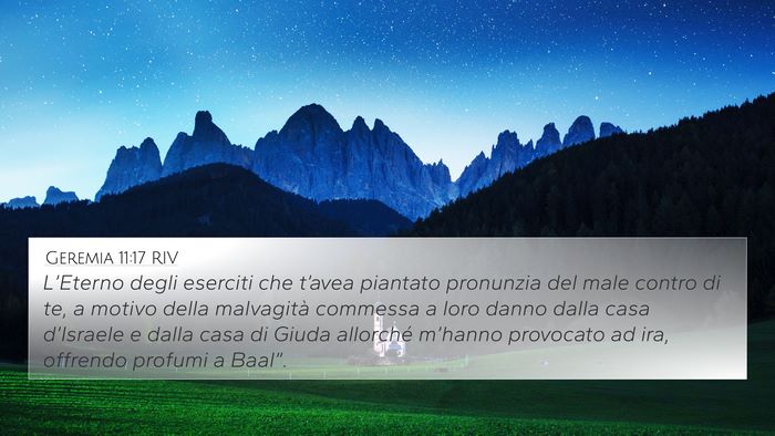 Geremia 11:17 RIV Bible Verse Image