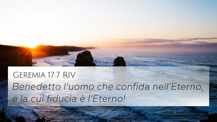 Geremia 17:7 RIV Bible Verse Image