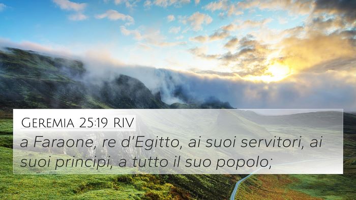 Geremia 25:19 RIV Bible Verse Image