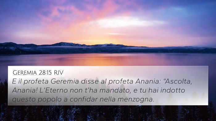 Geremia 28:15 RIV Bible Verse Image