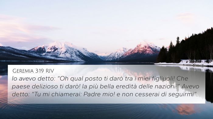 Geremia 3:19 RIV Bible Verse Image