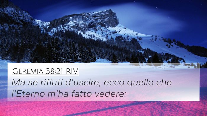 Geremia 38:21 RIV Bible Verse Image