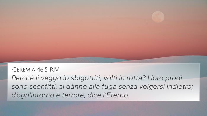 Geremia 46:5 RIV Bible Verse Image