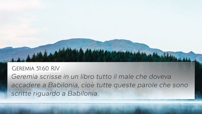 Geremia 51:60 RIV Bible Verse Image