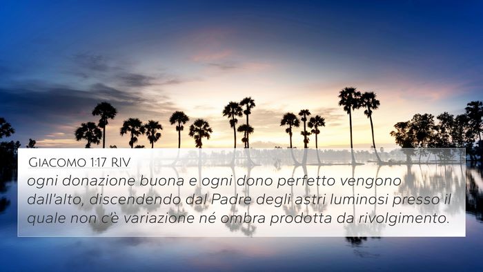 Giacomo 1:17 RIV Bible Verse Image