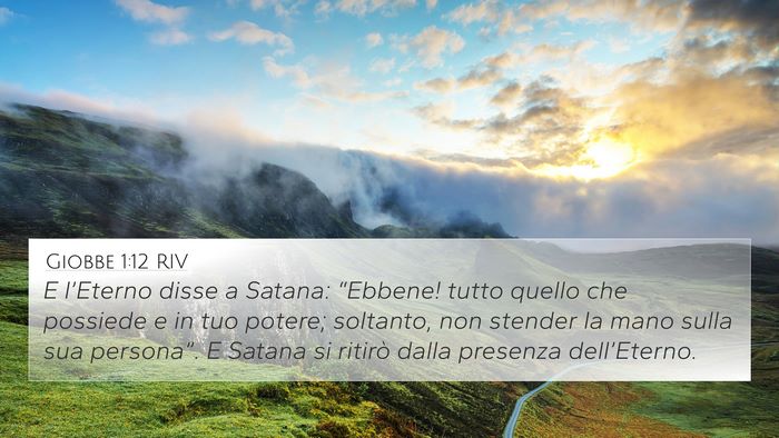 Giobbe 1:12 RIV Bible Verse Image