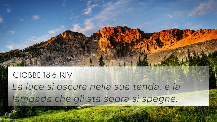 Giobbe 18:6 RIV Bible Verse Image