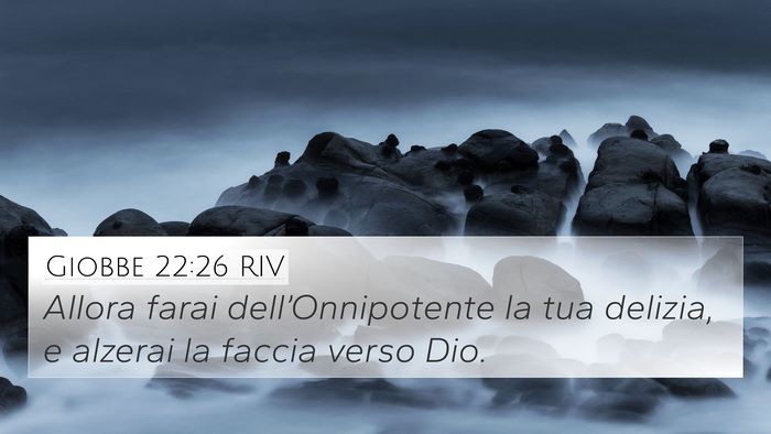 Giobbe 22:26 RIV Bible Verse Image