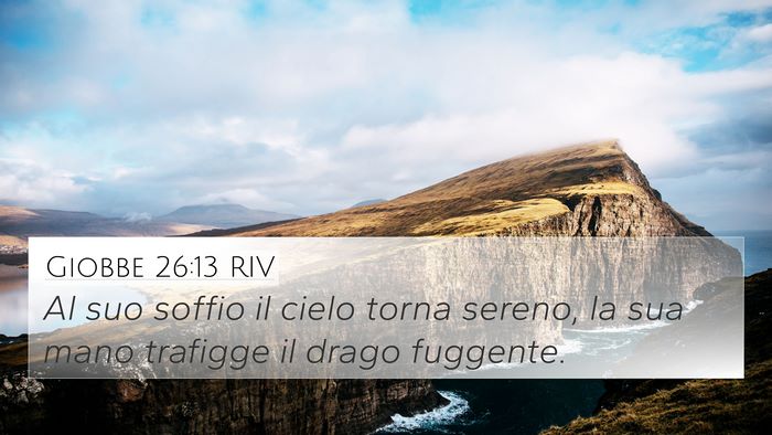 Giobbe 26:13 RIV Bible Verse Image