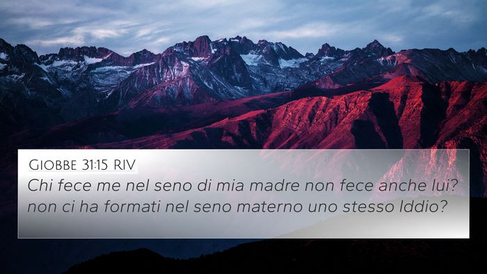 Giobbe 31:15 RIV Bible Verse Image