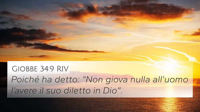 Giobbe 34:9 RIV Bible Verse Image