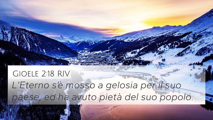 Gioele 2:18 RIV Bible Verse Image
