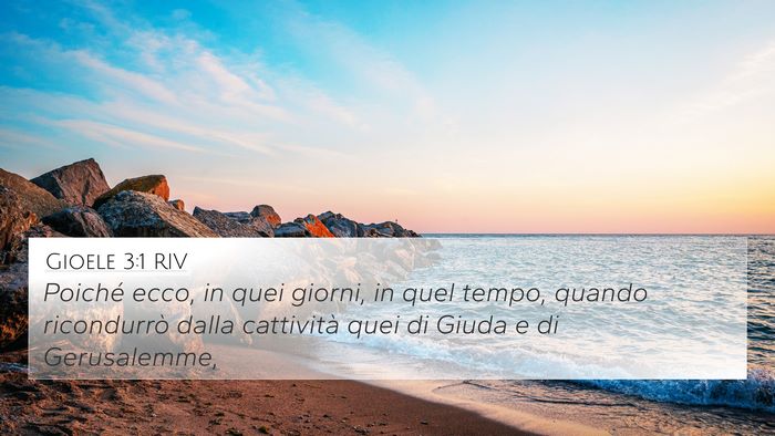 Gioele 3:1 RIV Bible Verse Image