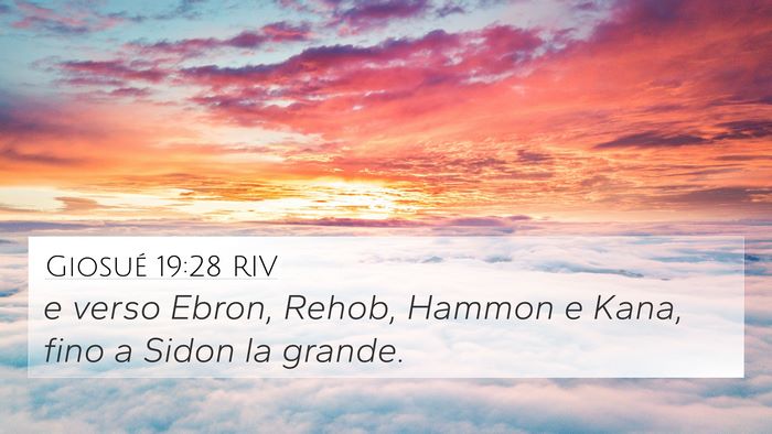 Giosué 19:28 RIV Bible Verse Image