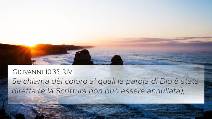 Giovanni 10:35 RIV Bible Verse Image