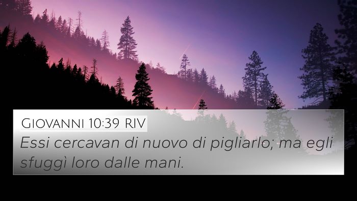 Giovanni 10:39 RIV Bible Verse Image