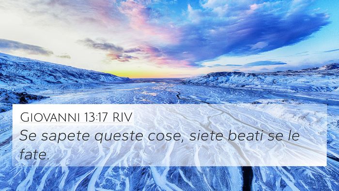 Giovanni 13:17 RIV Bible Verse Image